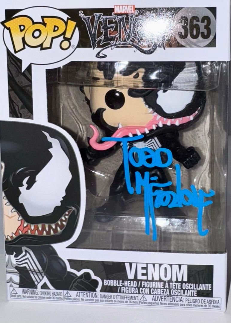 Todd McFarlane Signed Funko Pop #363 "Venom" (Marvel) - Beckett COA